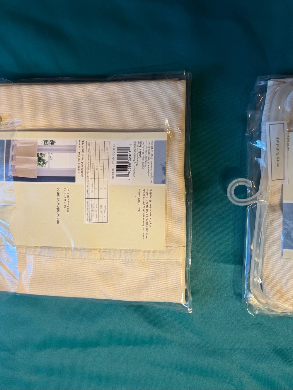 Window Valance - Ivory - Picture 2 of 4